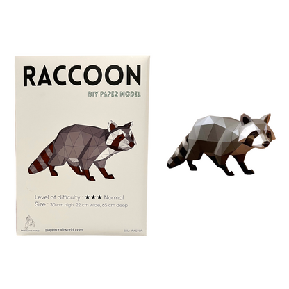 PaperCraft 3D Model (Raccoon)