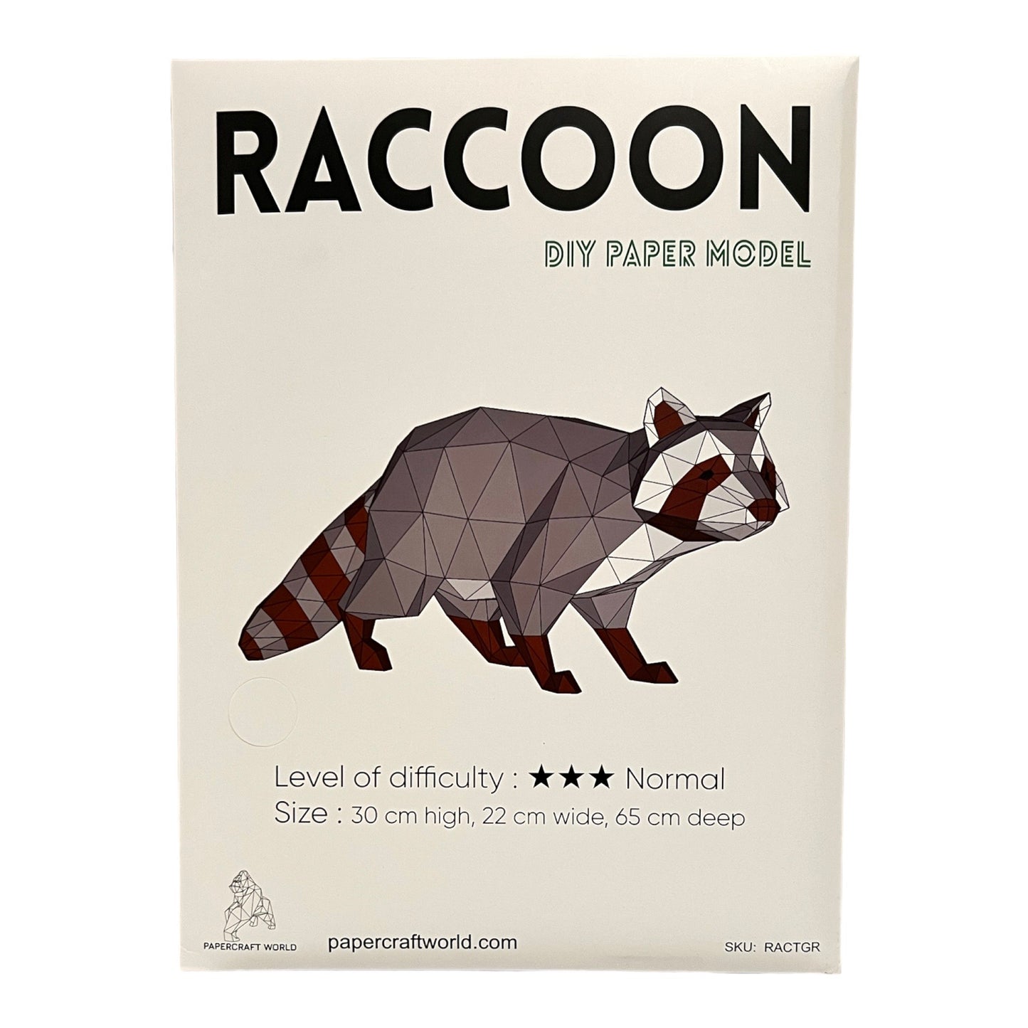 PaperCraft 3D Model (Raccoon)