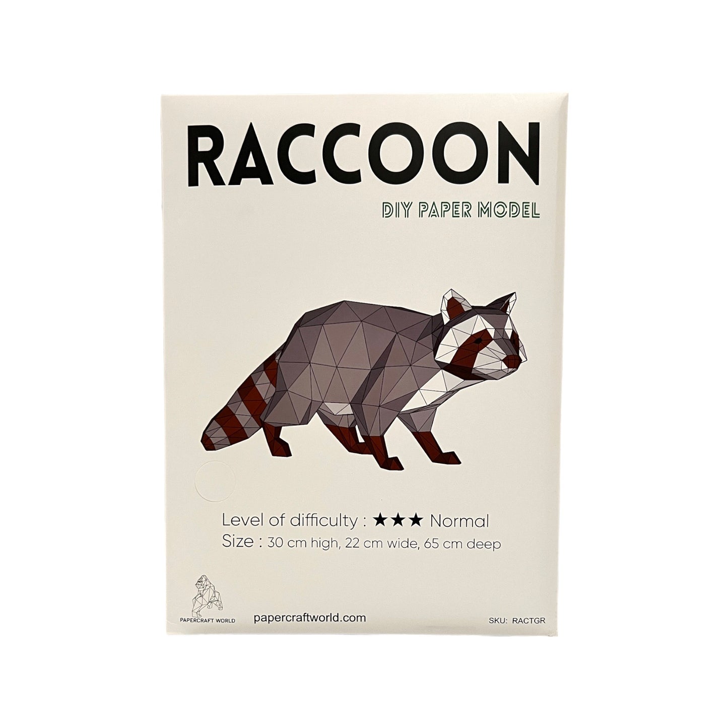 PaperCraft 3D Model (Raccoon)