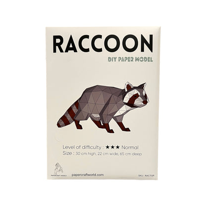 PaperCraft 3D Model (Raccoon)