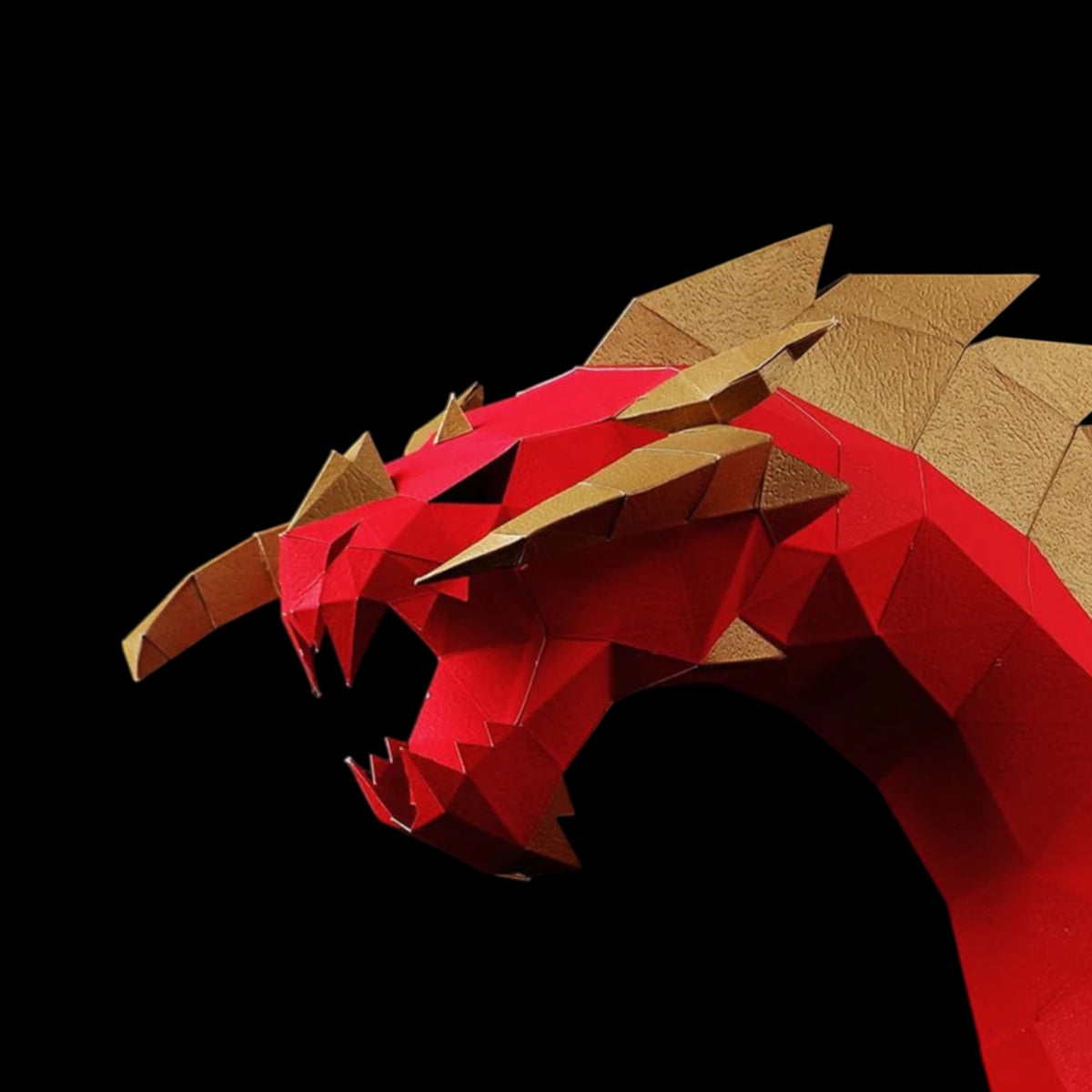 PaperCraft 3D Model (Red Dragon)