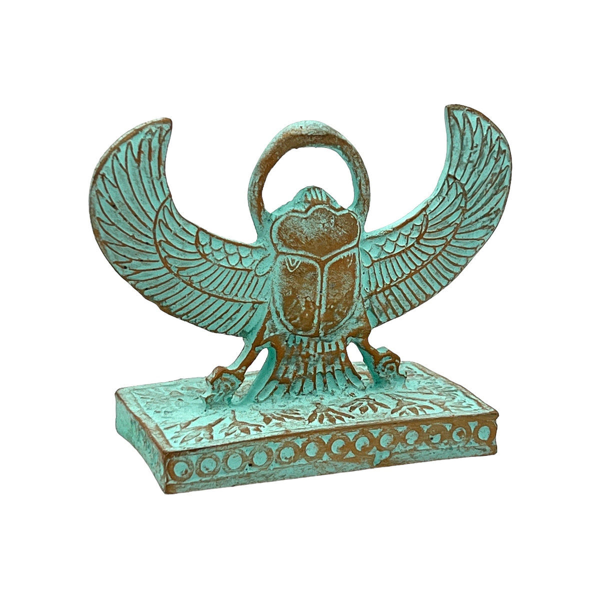 Winged Scarab Patina
