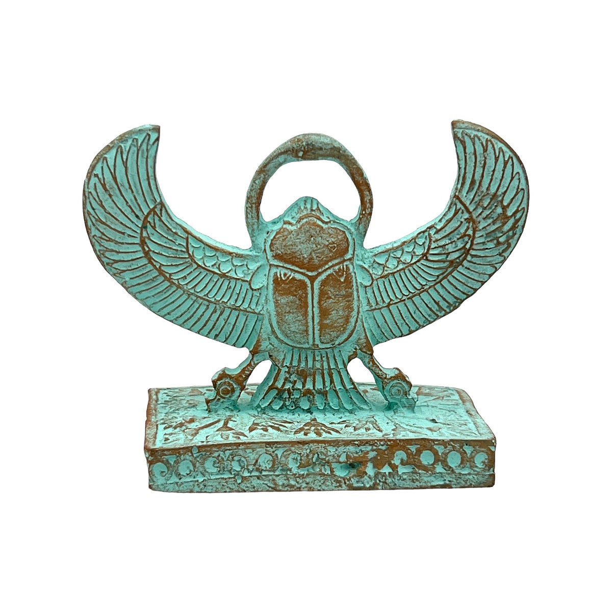 Winged Scarab Patina