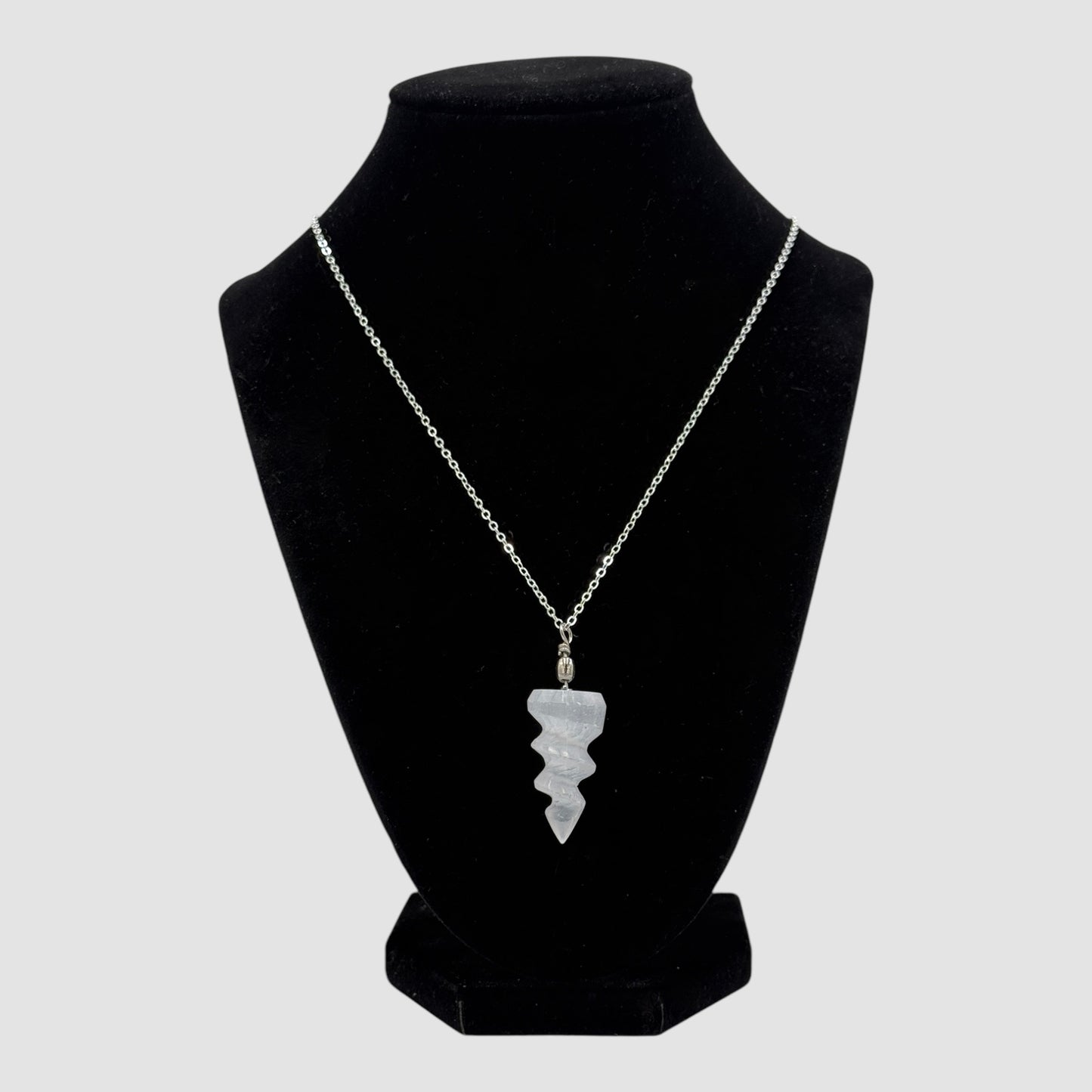 Selenite Spiral Necklace