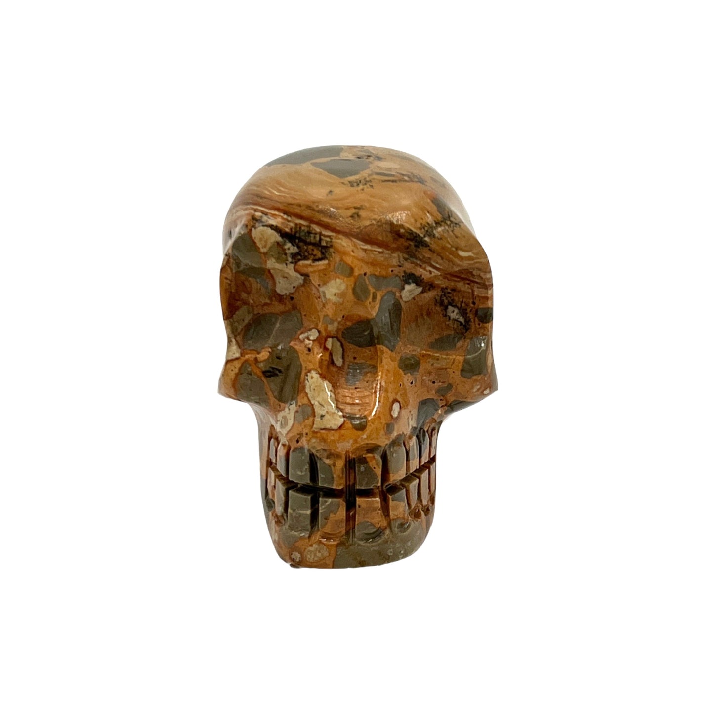 Skull (Leopard Jasper)