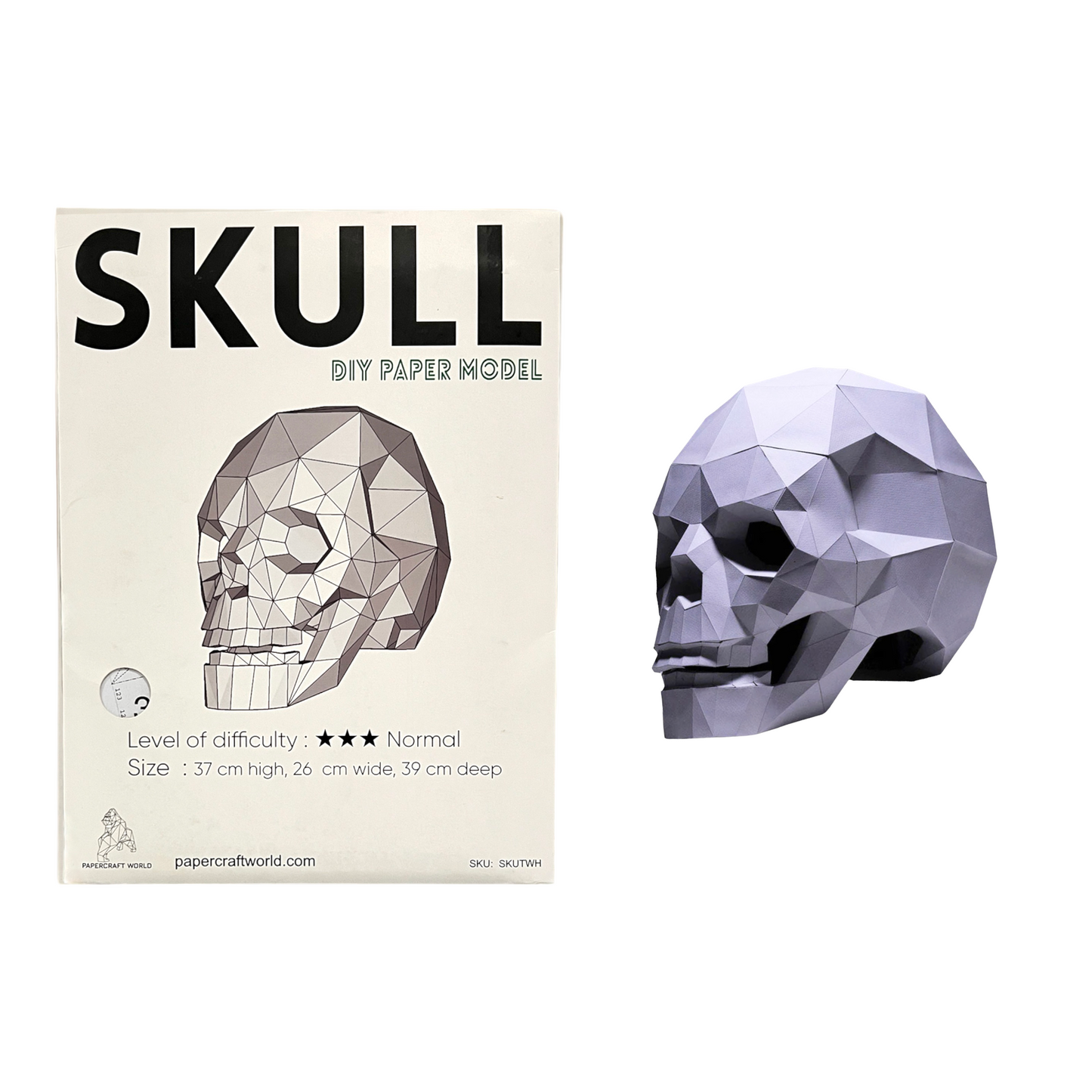 PaperCraft 3D Model (Skull)