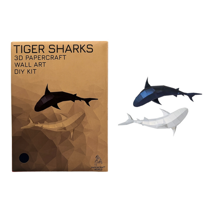 PaperCraft 3D Model (Tiger Sharks)