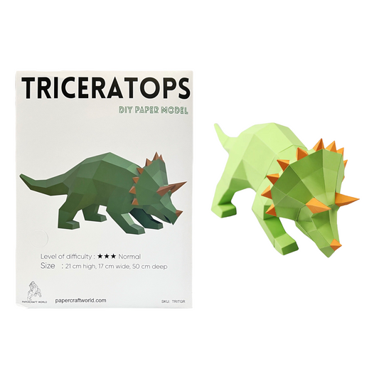 PaperCraft 3D Model (Triceratops)