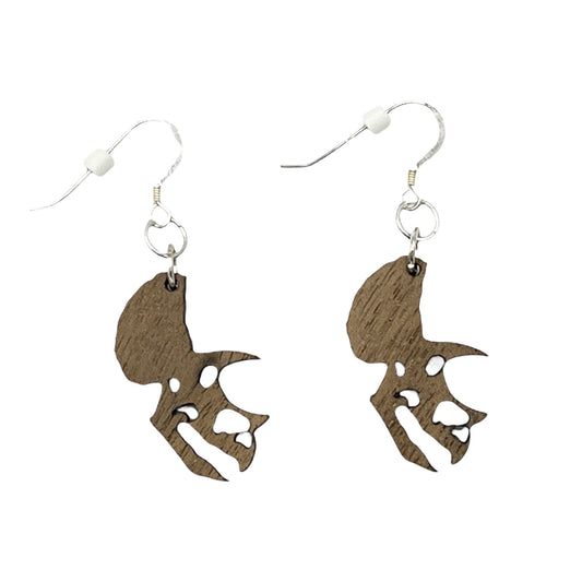 Triceratops Earrings