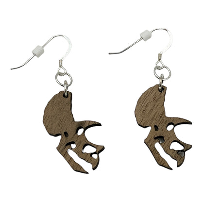 Triceratops Earrings