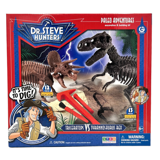 Dr. Steve Hunters Excavation Kit (Triceratops Vs T-Rex)