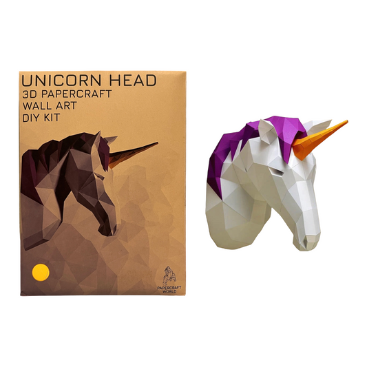 PaperCraft 3D Model (Unicorn Head)