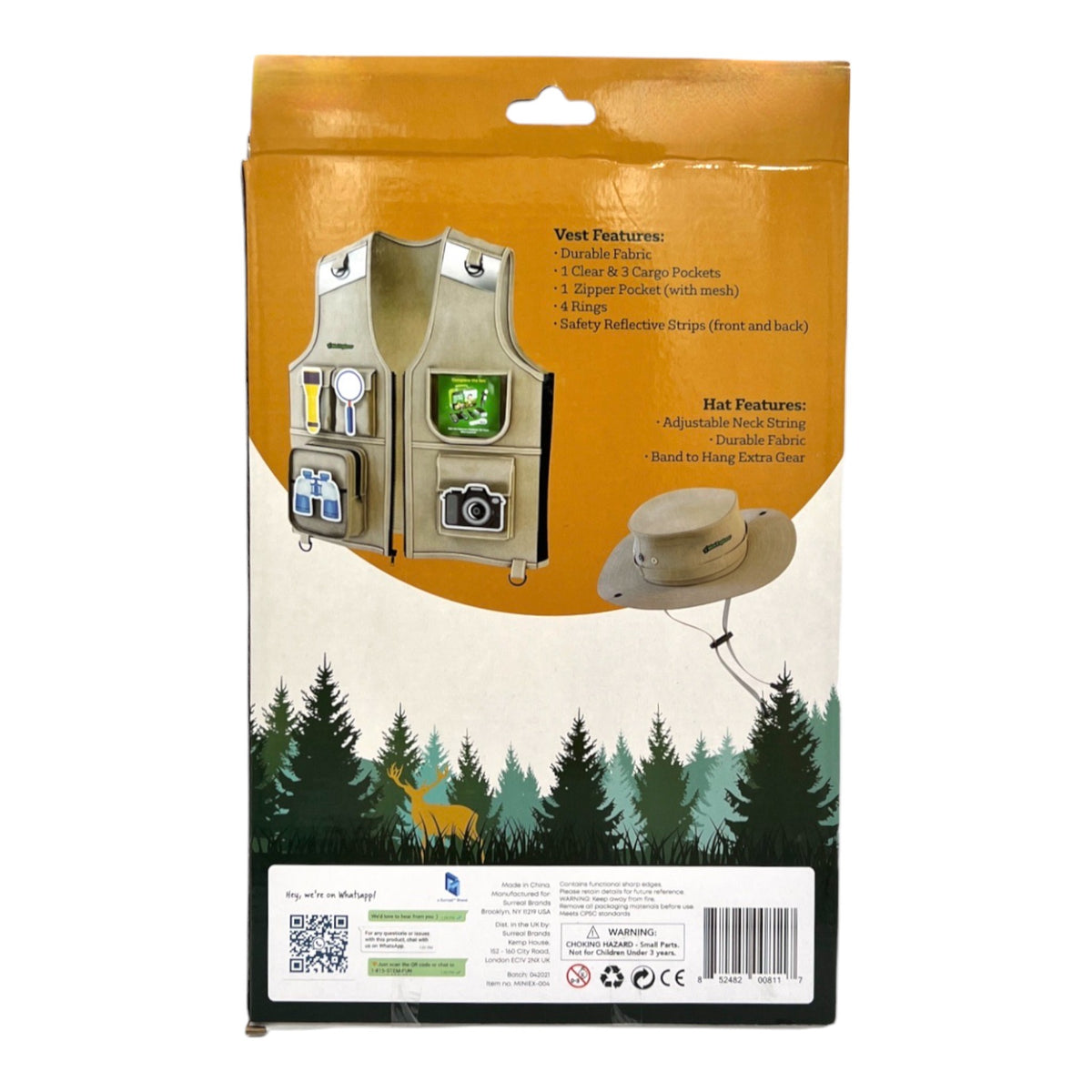 Kid's Explorer Vest and Hat