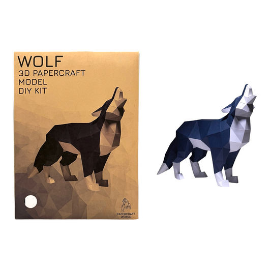 PaperCraft 3D Model (Standing Wolf)