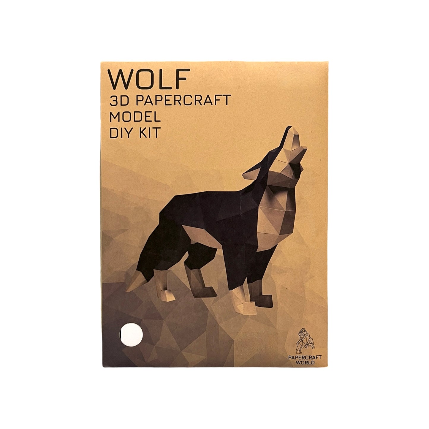 PaperCraft 3D Model (Standing Wolf)