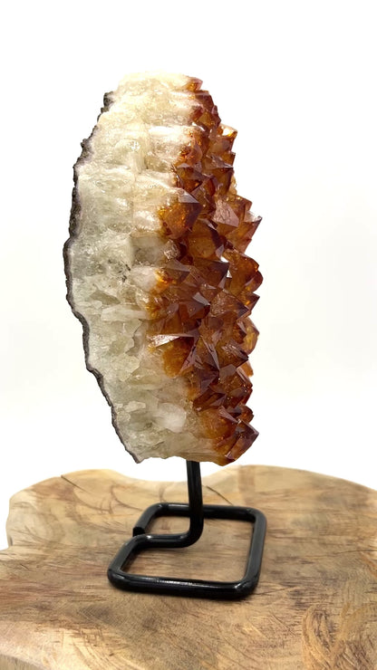 Citrine + Stand (11" Total Height)